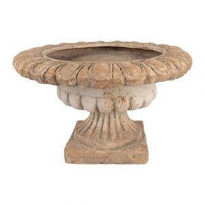 Béžovo-hnědý antik květináč v barokním stylu Baroque - Ø 61*35 cm 5MG0089 obraz