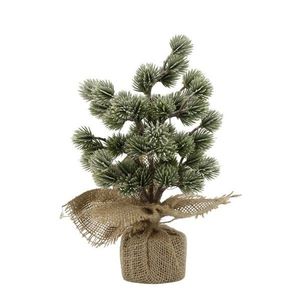 Zelený ojíněný vánoční cedrový stromek v jutě Fleur Cedar Tree - 30 cm 39116121 obraz