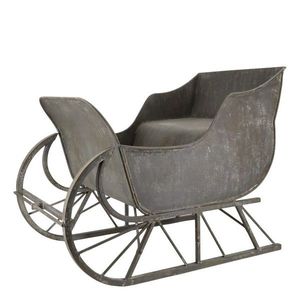 Zinkové antik kovové sáně Dreaming Christmas - 48*50*63 cm 52084100 obraz