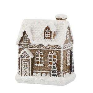 Perníková chaloupka se světýlky Gingerbread Noël LED - 8*6*10 cm 52084220 obraz