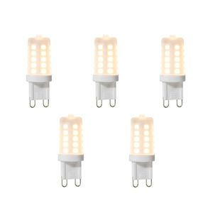 Sada 5 stmívatelných LED žárovek G9 3W 280 lm 2700K obraz