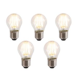 Sada 5 stmívatelných LED žárovek E27 3-Step P45 5W 700 lm 2700K obraz