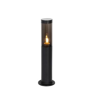 Moderní venkovní sloupková lampa černá 45 cm IP44 - Rox obraz