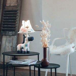 Dětská stolní lampa Kůň Hvězdy vč. LED - Finn obraz