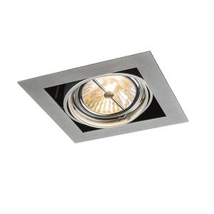 Zapuštěné bodové svítidlo ocel G53 111mm nastavitelné - Oneon obraz