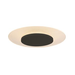 Moderne plafondlamp wit met zwart 36cm incl. LED - Lido obraz