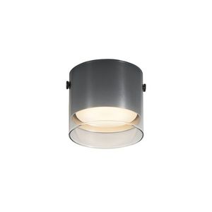 Moderní přisazený reflektor Gunmetal se sklem - Drain obraz
