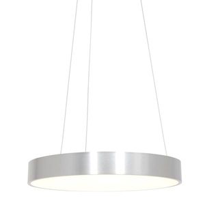 Designové závěsné svítidlo stříbrné včetně stmívatelné LED - Ringlede obraz