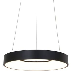 Designové závěsné svítidlo černé včetně stmívatelné LED - Ringlede obraz