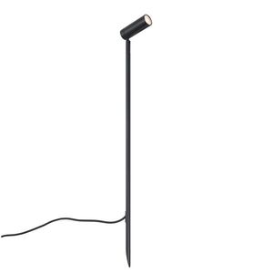 Bodové svítidlo černé 80 cm vč. LED nastavitelné IP65 vč. kabelu a zástrčky - Carl obraz