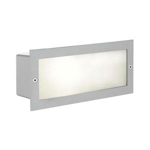 EGLO 88008 - Venkovní zápustné svítidlo ZIMBA 1xE27/60W stříbrná/bílá IP44 88008 obraz