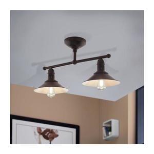 Eglo 49824 - Lustr na tyči STOCKBURY 2xE27/60W 49824 obraz