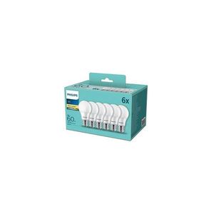 SADA 6x LED Žárovka Philips A60 E27/8W/230V 2700K 8718699775513 obraz