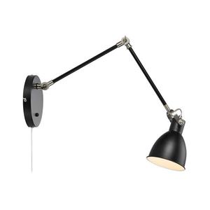 Markslöjd 108250 - Nástěnná lampička HOUSE 1xE14/40W/230V černá 108250 obraz