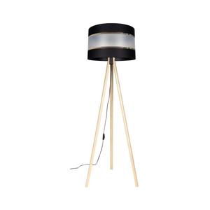 Stojací lampa CORAL 1xE27/60W/230V béžová/černá/zlatá AS0463+BE0795 obraz