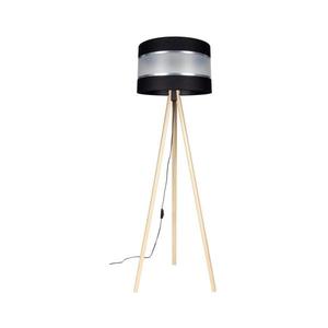 Stojací lampa CORAL 1xE27/60W/230V béžová/černá/chrom AS0463+BE0791 obraz