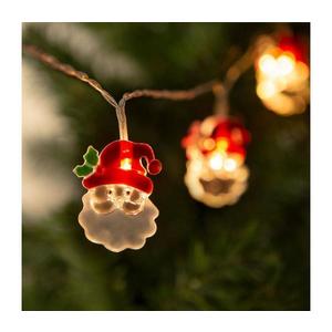 LED Vánoční řetěz 10xLED/2xAA 1, 2m teplá bílá gl-56532 obraz