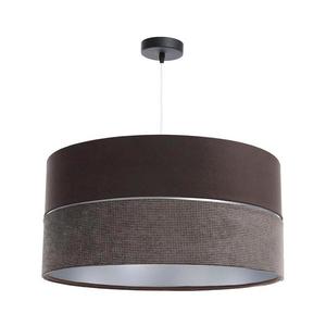 Lustr na lanku TWIST 1xE27/60W/230V hnědá/stříbrná 0Ex0-003-50 obraz