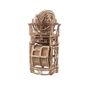 Ugears - 3D dřevěné mechanické puzzle Hodinový strojek s tourbillonem UG70092 obraz