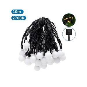 B.V. - LED Solární dekorační řetěz 50xLED/8 funkcí 12m IP65 teplá bílá B10202H8V obraz