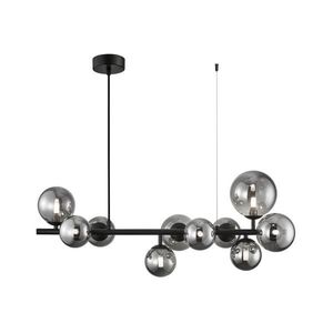 Lustr na lanku MILA 10xG9/9W/230V černá/šedá ML0335 obraz