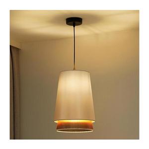 - Lustr na lanku BELL SHINY 1xE27/15W/230V pr. 25 cm bílá/měděná 603249 obraz
