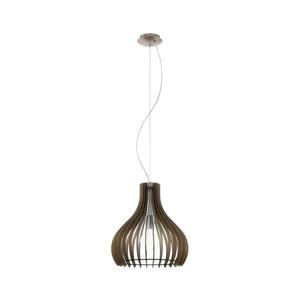 Eglo 61917 - Lustr na lanku TINDORI 1xE27/60W/230V pr. 38 cm hnědá 61917 obraz
