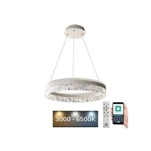 LED Stmívatelný lustr na lanku LED/80W/230V 3000-6500K bílá + dálkové ovládání TA2301/W obraz