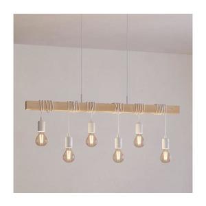 Eglo 43705 - Lustr na lanku TOWNSHEND 6xE27/60W/230V 43705 obraz
