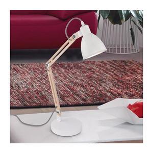 Eglo 901294 - Stolní lampa TORONA 1 1xE14/28W/230V bílá 901294 obraz