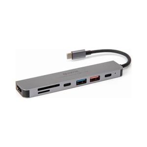 USB hub 7v1 Power Delivery 100W HDMI 4K PMH9997B obraz
