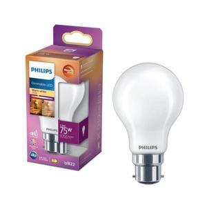 LED Stmívatelná žárovka Philips Warm Glow B22/7, 2W/230V 2200-2700K CRI 90 8719514324053 obraz