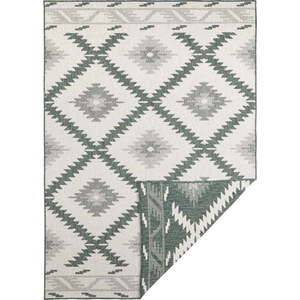 Zeleno-krémový venkovní koberec NORTHRUGS Malibu, 170 x 120 cm obraz