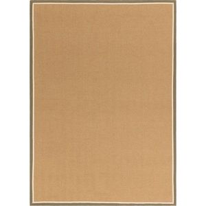 Khaki/v přírodní barvě oboustranný/ručně tkaný jutový koberec 200x290 cm Bordo Herringbone Khaki – Asiatic Carpets obraz