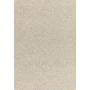 Krémový ručně tkaný koberec s příměsí vlny 120x170 cm Theodore Chevron – Asiatic Carpets obraz