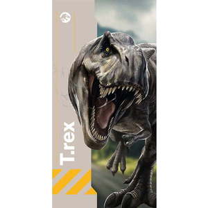 Šedá bavlněná dětská osuška 70x140 cm Jurassic World "Rebirth" – Jerry Fabrics obraz