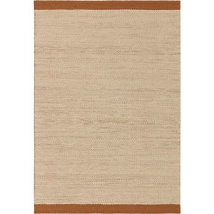 Krémový/v terakotové barvě ručně tkaný vlněný koberec 200x290 cm Lima Rust – Asiatic Carpets obraz