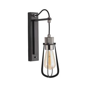 Endon 80950 - Nástěnné svítidlo URBAN 1xE27/6W/230V černá 80950 obraz