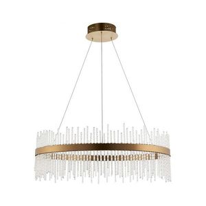 Endon 81908 - LED Stmívatelný lustr na lanku ADRIEL LED/58W/230V 3000K zlatá 81908 obraz