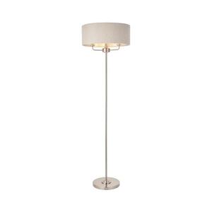 Endon 94359 - Stojací lampa HIGHCLERE 3xE14/40W/230V béžová/lesklý chrom 94359 obraz