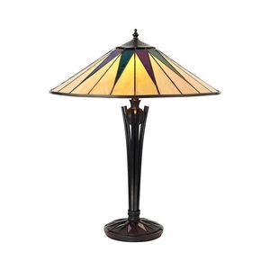 Endon 64045 - Stolní lampa DARK STAR 2xE27/60W/230V pr. 49 cm 64045 obraz