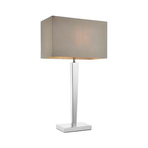 Endon 56707 - Stolní lampa MORETO 1xE27/60W/230V lesklý chrom/šedá 56707 obraz