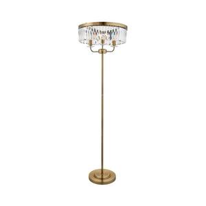 Endon 110644 - Stojací lampa CHESTERFIELD 3xE14/6W/230V mosaz 110644 obraz