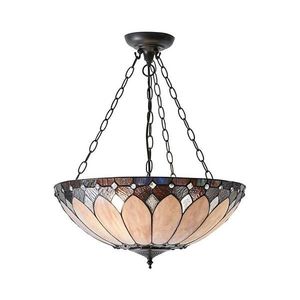 Endon 63976 - Lustr na řetězu BROOKLYN 3xE27/60W/230V pr. 50 cm 63976 obraz