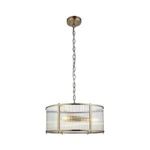 Endon 106282 - Lustr na řetězu RIDGETON 3xE14/6W/230V mosaz 106282 obraz