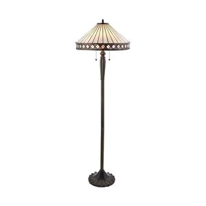 Endon 70936 - Stojací lampa FARGO 2xE27/60W/230V pr. 50 cm 70936 obraz