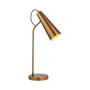 Endon 107527 - Stolní lampa KARNA 1xE27/10W/230V mosaz 107527 obraz