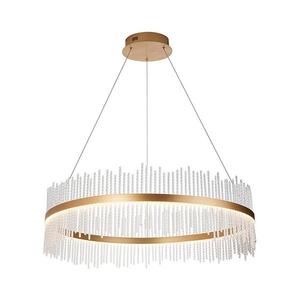 Endon 107672 - LED Stmívatelný lustr na lanku ADRIEL LED/83W/230V 3000K zlatá 107672 obraz