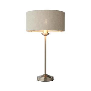 Endon 100646 - Stolní lampa HIGHCLERE 1xE14/7W/230V béžová/matný chrom 100646 obraz