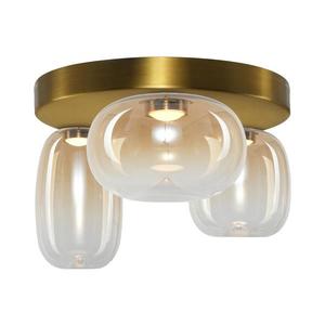 LED Stropní svítidlo VASO LED/12W/230V pr. 42 cm zlatá/kouřová ML1414 obraz